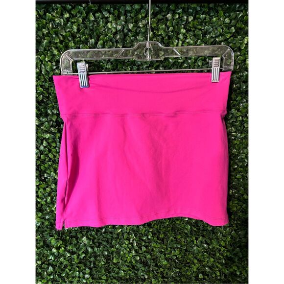 Free People Hot Pink Y2K Style Mini Skirt Sz Medium NWT - Picture 1 of 3